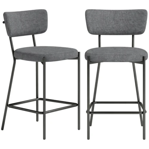 Barstolar 2-pack grå