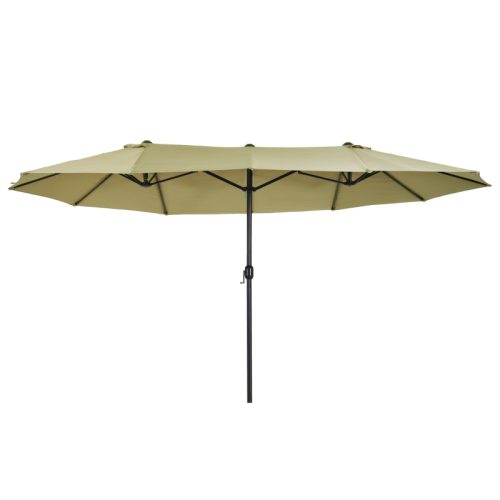 XXL parasoll med handvev 460x270x240 cm