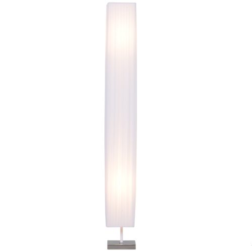 Golvlampa rostfritt stål+polyester 14x14x120cm