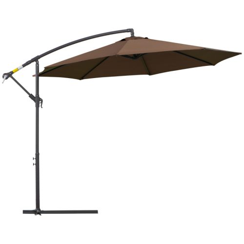 Frihängande parasoll med stång 3x3x2,5 m