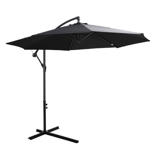 Frihängande parasoll med stång 3×2,5h m