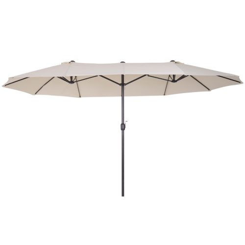 XXL parasoll med handvev 455x270x240 cm
