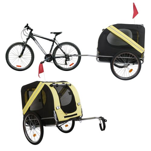 Cykelvagn för hund 78 x 70 x 90 cm