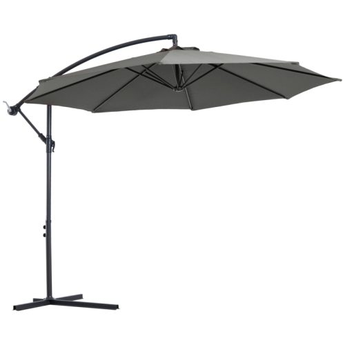 Frihängande parasoll med stång 2,95×2,95×2,45 m