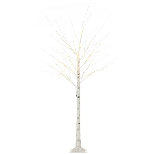 Björkträd med LED varmvit 180 cm