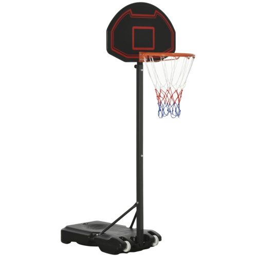 Basketkorg med stativ 131x49x195-250 cm