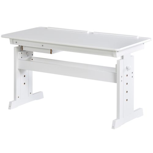 Skrivbord höjdjusterbart 5 nivåer med låda 109x55x63,6-89,2 cm