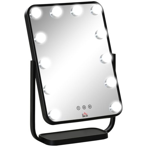 Sminkspegel med 12 LED-lampor