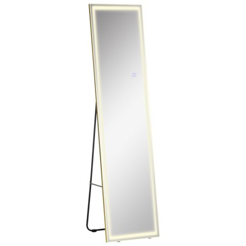 Spegel 2 i 1 LED-ljus 156,5 cm
