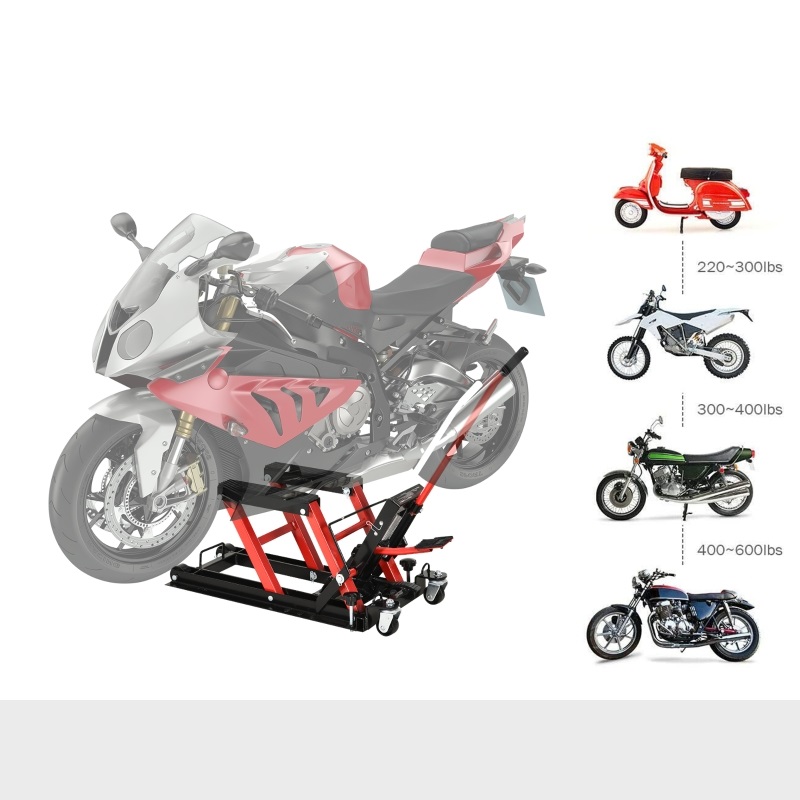 Motorcykellyft max 680 kg 110x36x67 cm - Bild 6