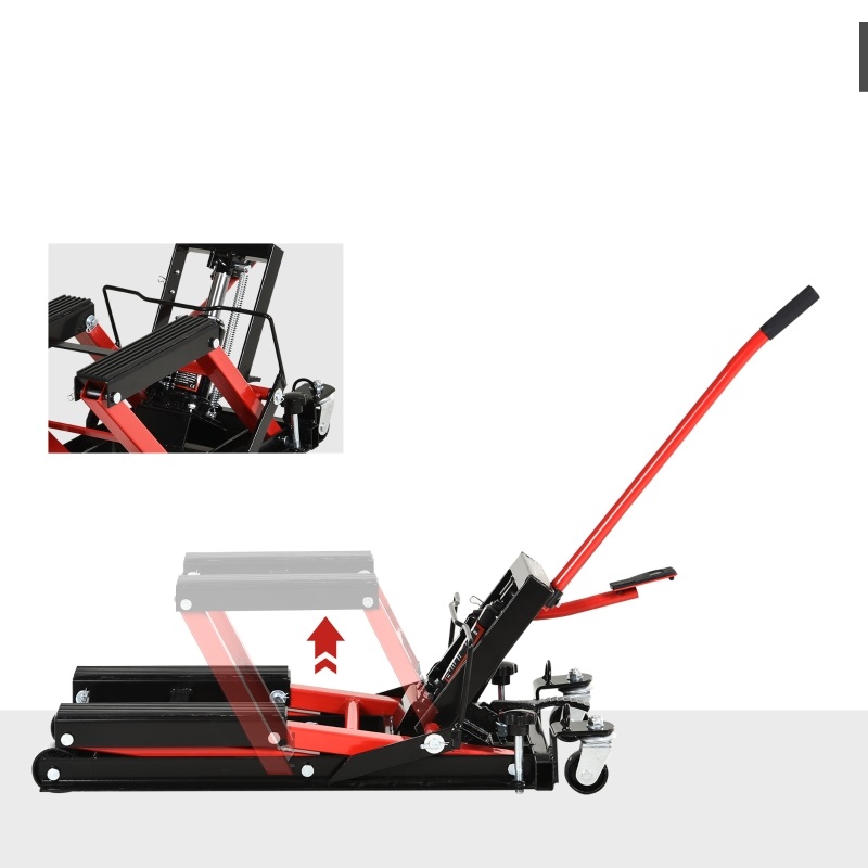 Motorcykellyft max 680 kg 110x36x67 cm - Bild 7