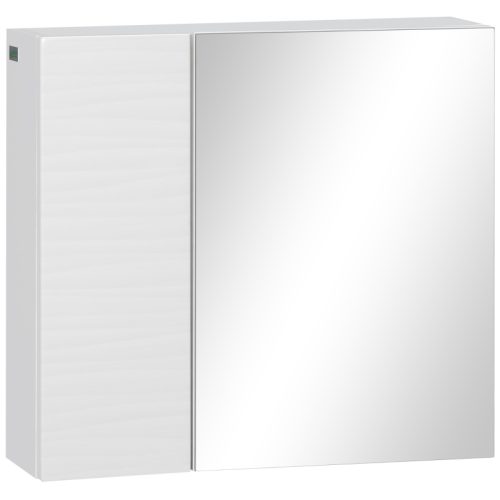 Spegelskåp vit 48x15x45 cm