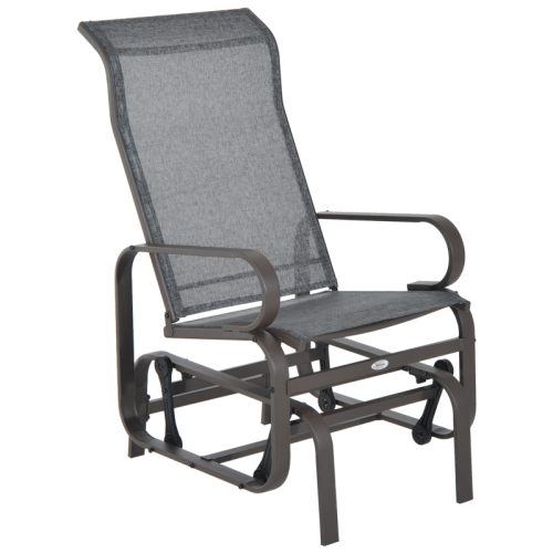 Gungstol avkopplingsstol grå 60x73x104 cm