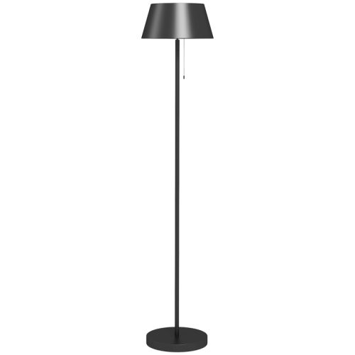 Golvlampa LED 153 cm svart