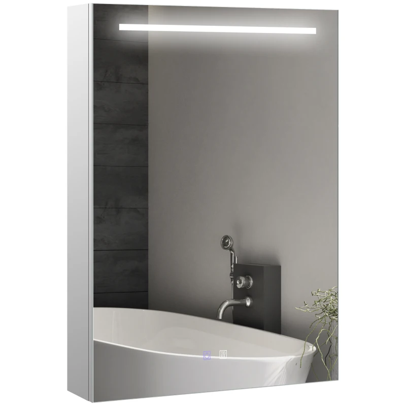 Spegelskåp LED 50x13x70 cm - Bild 3