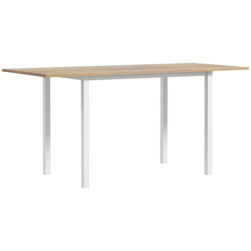 Matbord utfällbar bordsskiva 160x70x76 cm