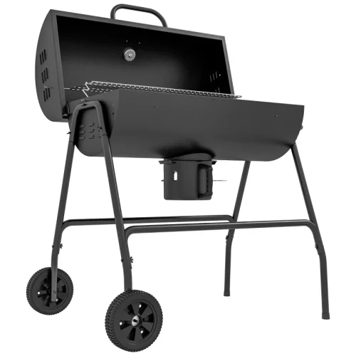 Kolgrill hjul med lock termometer