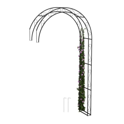 Metallrosbåge halvformad 245 cm