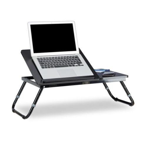 Laptopbord fyra nivåer svart