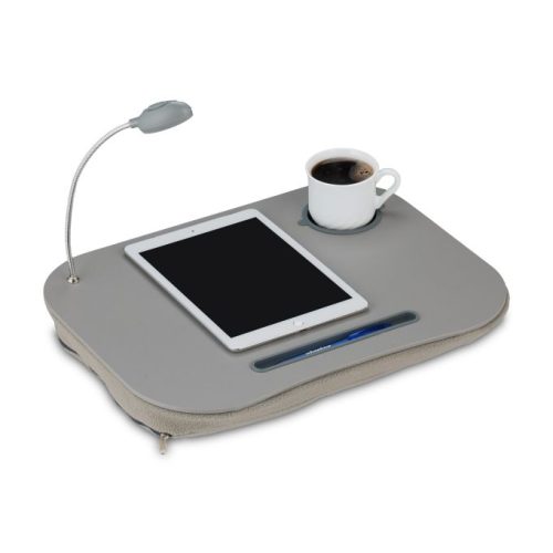 Laptopbord för knät med lampa
