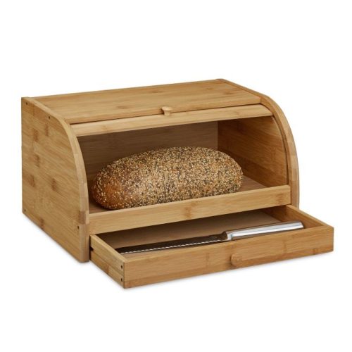 Brödlåda med låda Bambu