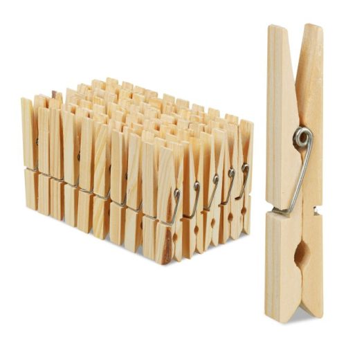 Klädnypor trä 100-pack
