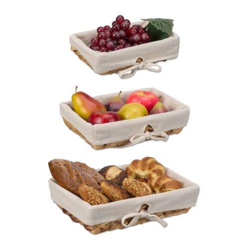 Brödkorgar 3-pack tyginsats