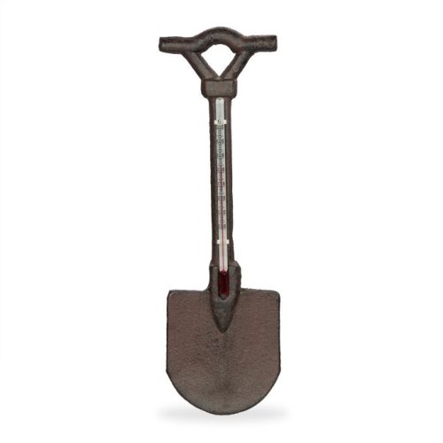 Väggtermometer spade gjutjärn