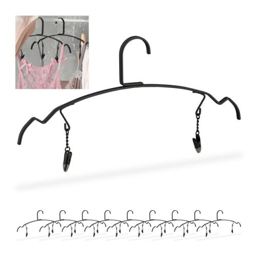 Galge med klämmor 10-pack