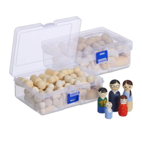 Träfigurer målning 100-pack