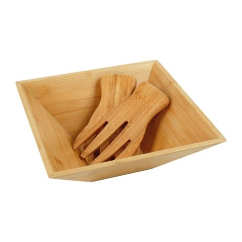 Salladsskål med bestick