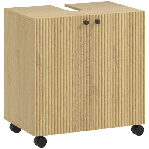 Tvättställsunderskåp hjul 60×39.8×62 cm