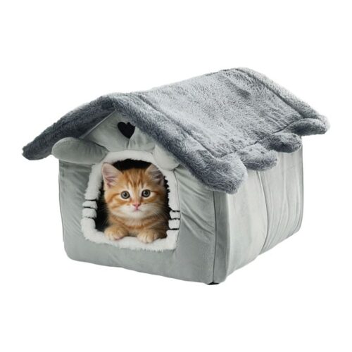 Kattkoja sammet och plysch