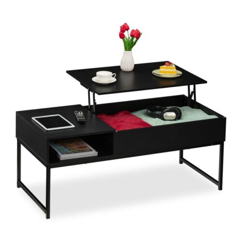 Soffbord med lyftbar bordsskiva 45x110x50 cm