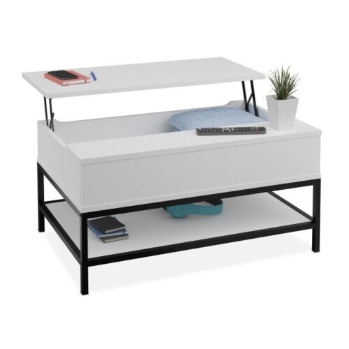 Soffbord med lyftbar bordsskiva 45.5x90x60 cm