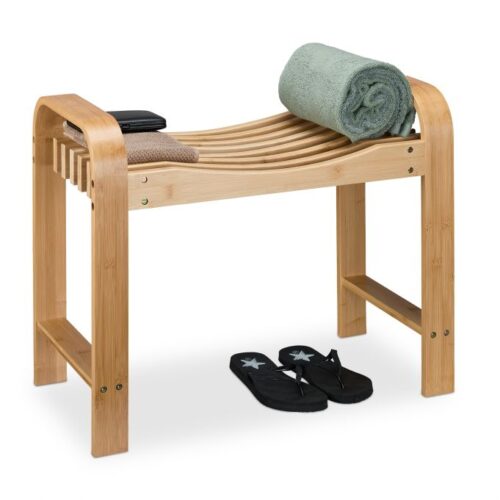 Badrumspall handtag bambu