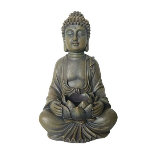 Buddha 30 cm lotusblomma