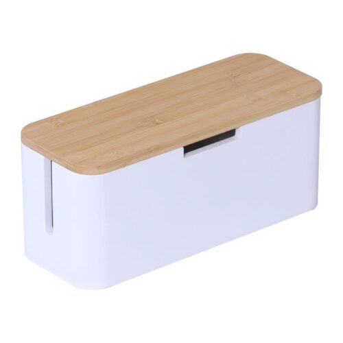 Kabelbox bambu 14.5x34x11 cm