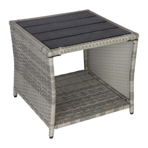 Trädgårdsbord polyrattan 40×45×45 cm