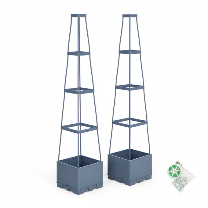 Planteringskruka spaljé 2-pack