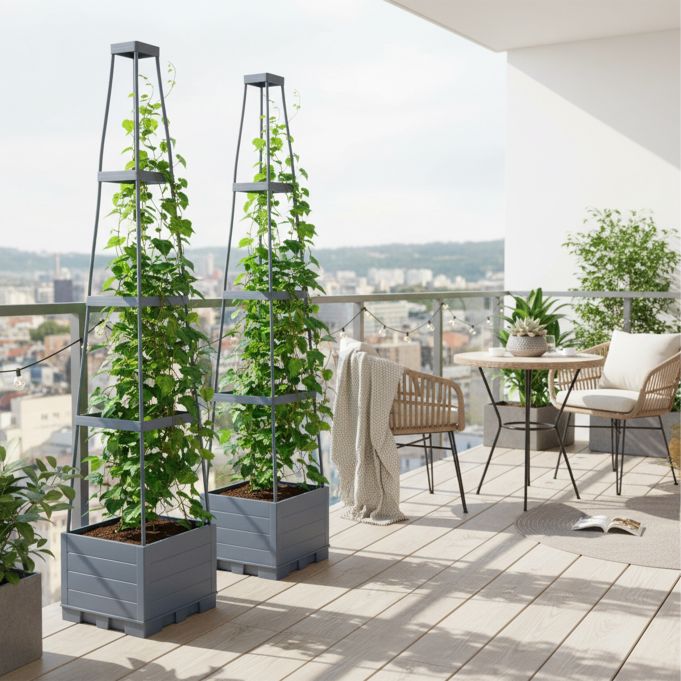 Planteringskruka spaljé 2-pack - Bild 3