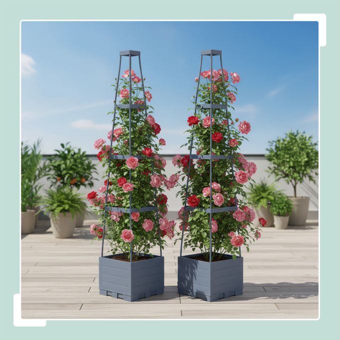 Planteringskruka spaljé 2-pack - Bild 2