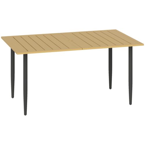Trädgårdsbord parasollhållare 150×90 cm