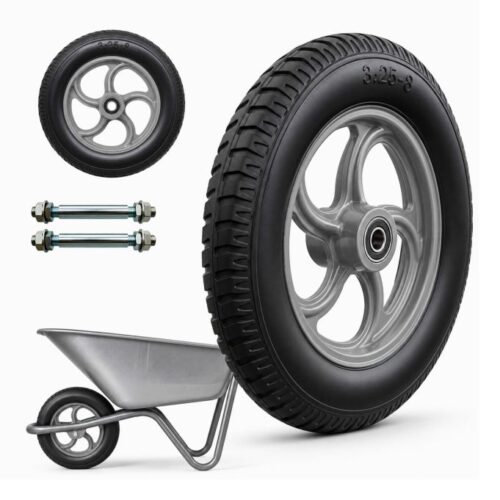 Gummihjul 2-pack 3.25-8