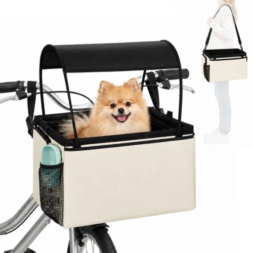 Cykelkorg för hund 2i1