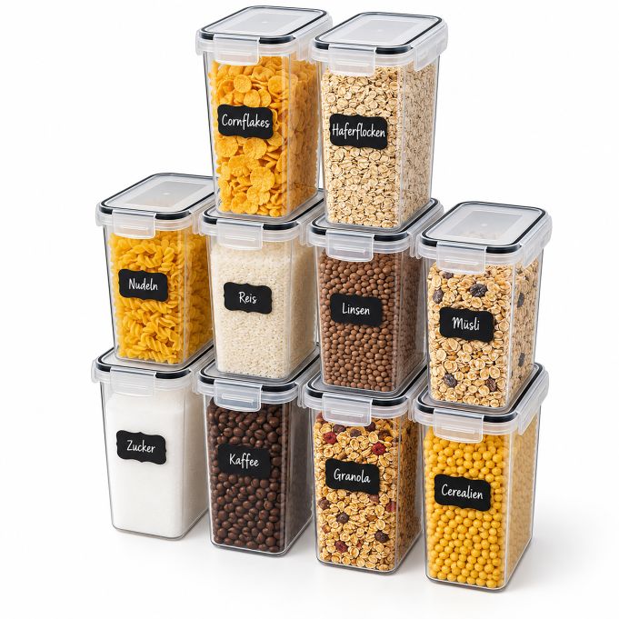 Förvaringsburkar 2 liter 10-pack