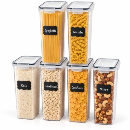 Förvaringsburkar 2.8 liter 6-pack