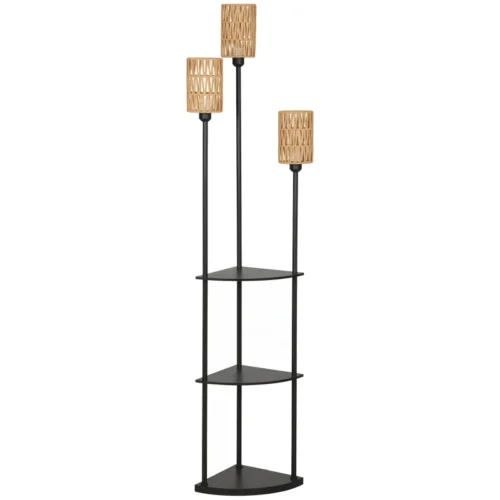 Golvlampa 3-hyllplan 179 cm