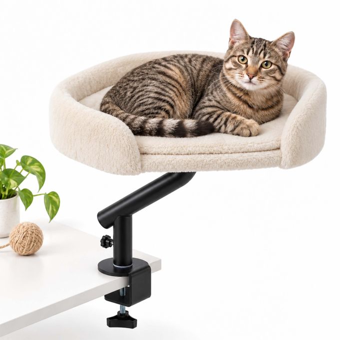 Kattbädd för skrivbord