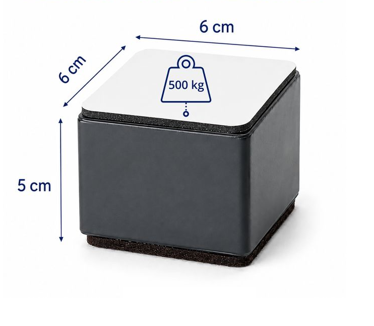 Självhäftande möbelfötter 4-pack - Bild 3